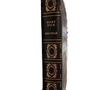 Moby Dick by Herman Melville Collector's Edition Black & Gold Hardcover Book